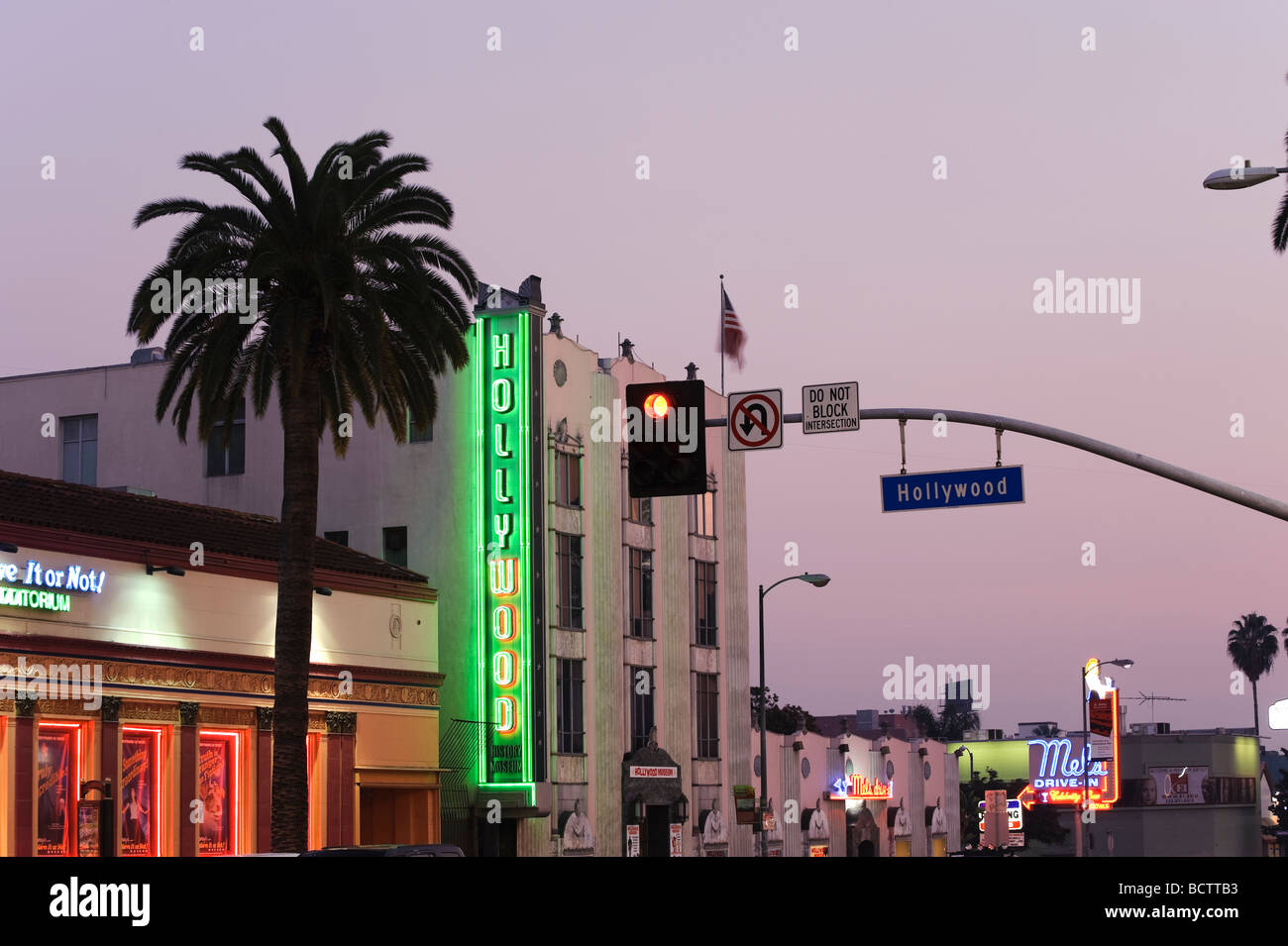 États-unis Californie Los Angeles Hollywood Boulevard Banque D'Images