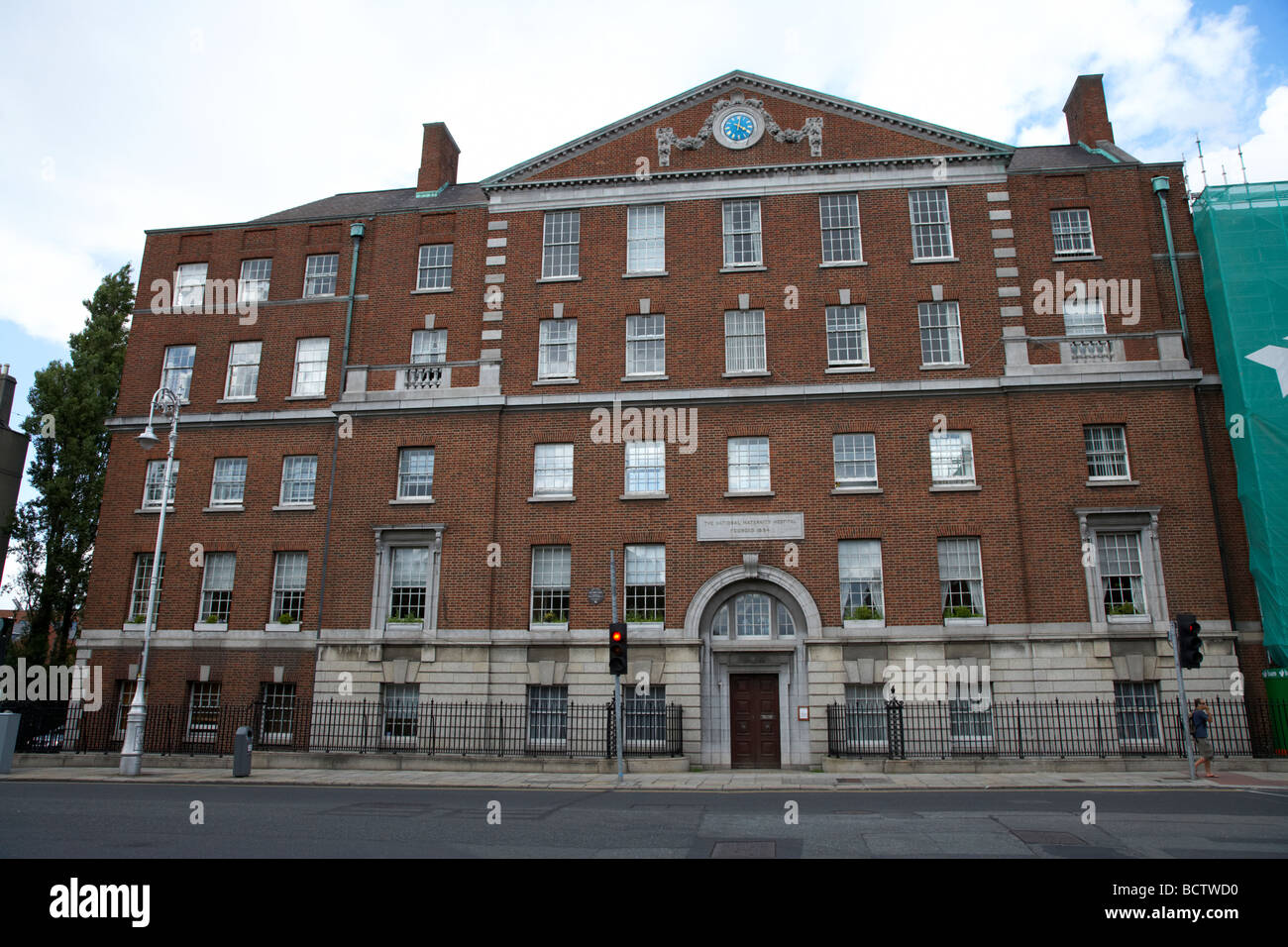 La maternité de l'hôpital national holles Street Dublin City Centre république d'Irlande Banque D'Images