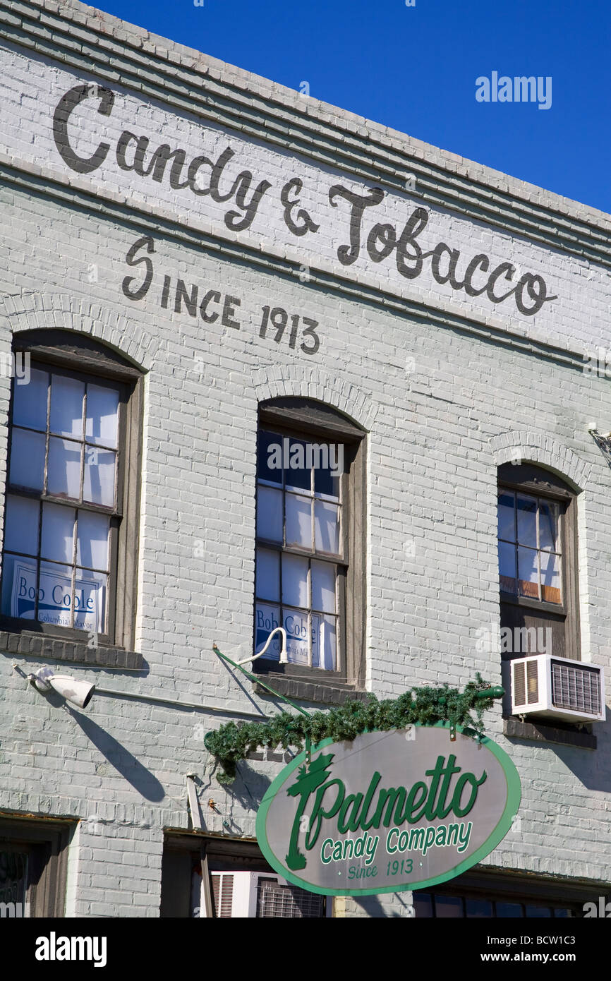 Palmetto Bonbons & tabac Store sur Lincoln Street, La Vista, District de Columbia, Caroline du Sud, USA Banque D'Images