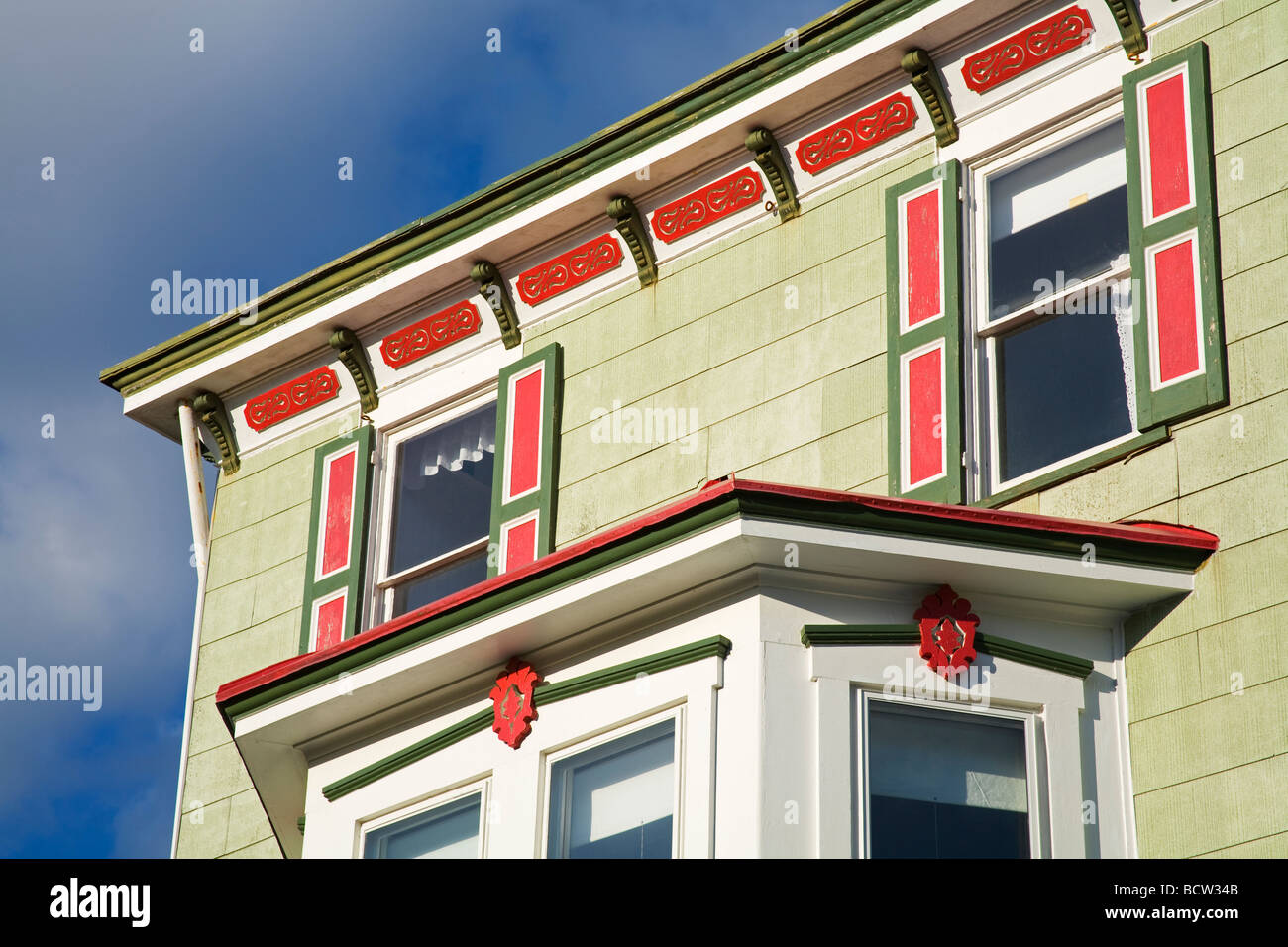 L'architecture victorienne, Cape May, New Jersey, USA Banque D'Images