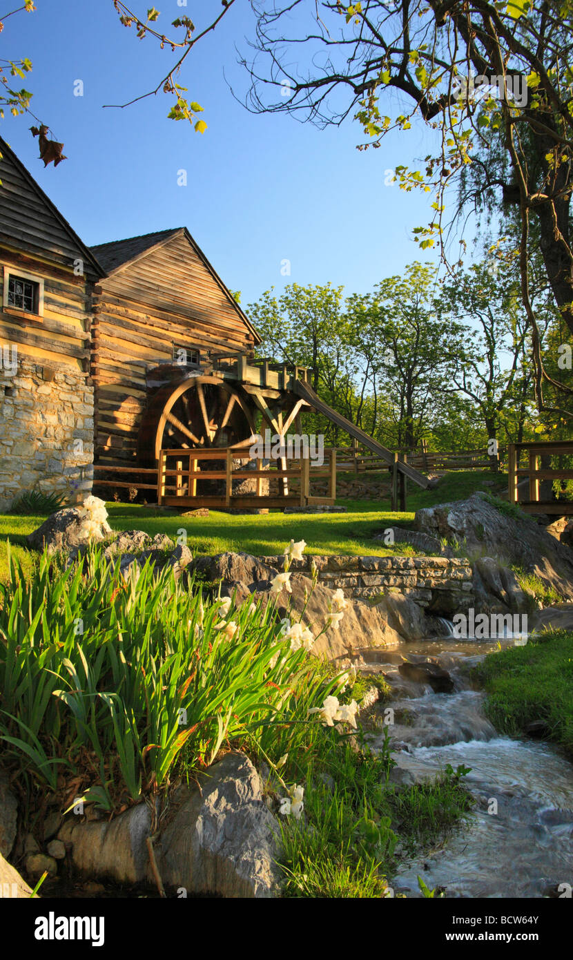 Cyrus McCormick s Mill Tavern Steeles vallée de Shenandoah en Virginie Banque D'Images
