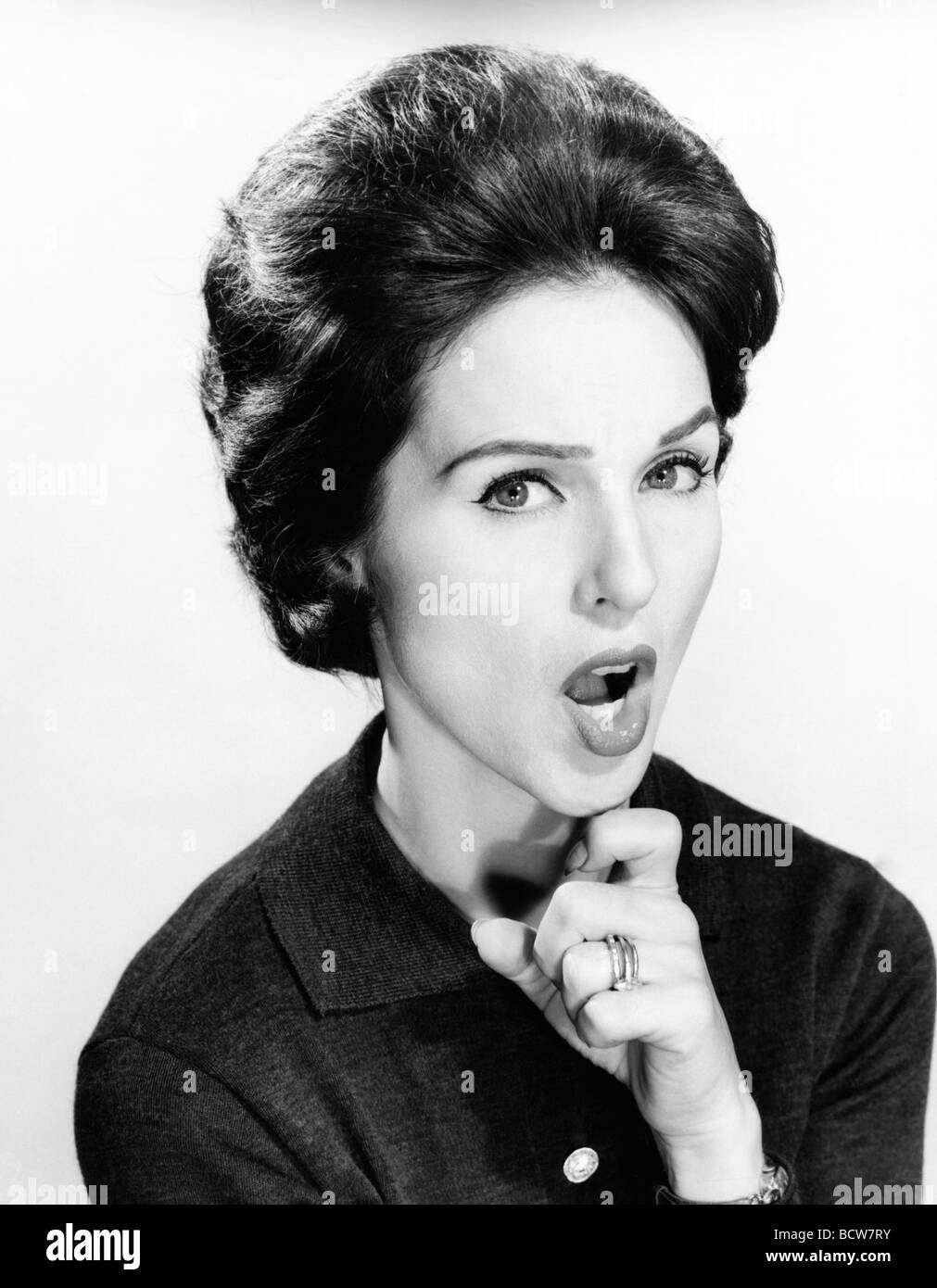 Tirage Photo Argentique Original - Portrait Mode Femme Vintage - Années 70 - France