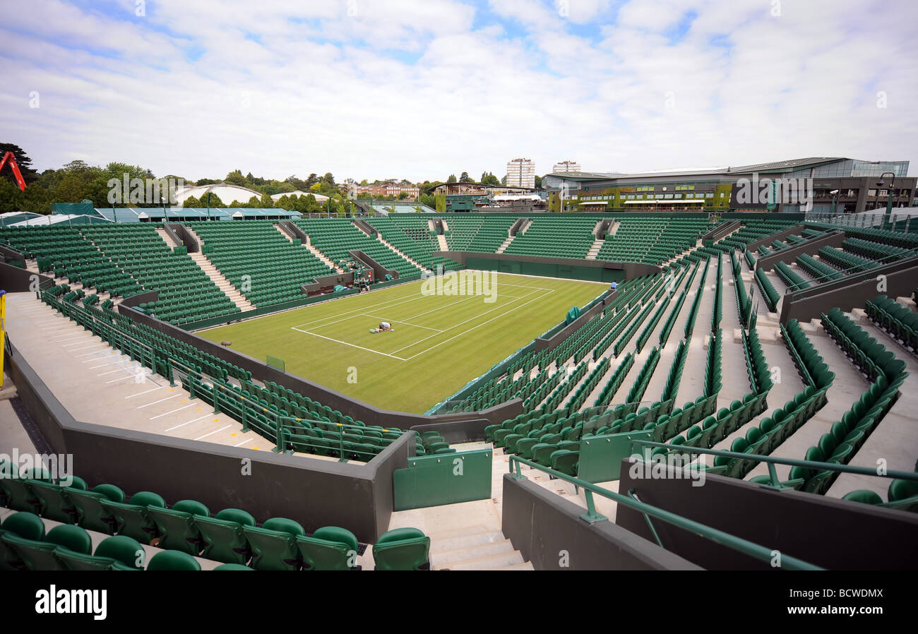 Le NOUVEAU SPECTACLE COURT 2 championnat de Wimbledon Wimbledon 2009 Londres Angleterre 23 Juin 2009 Banque D'Images