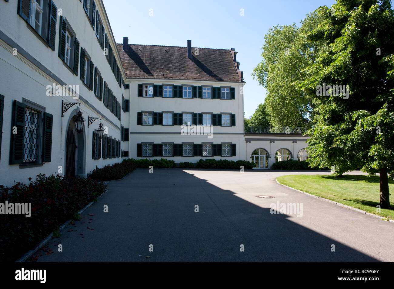 Ancien monastère Kloster Hofen, Friedrichshafen, sur le lac de Constance, Bade-Wurtemberg, Allemagne, Europe Banque D'Images