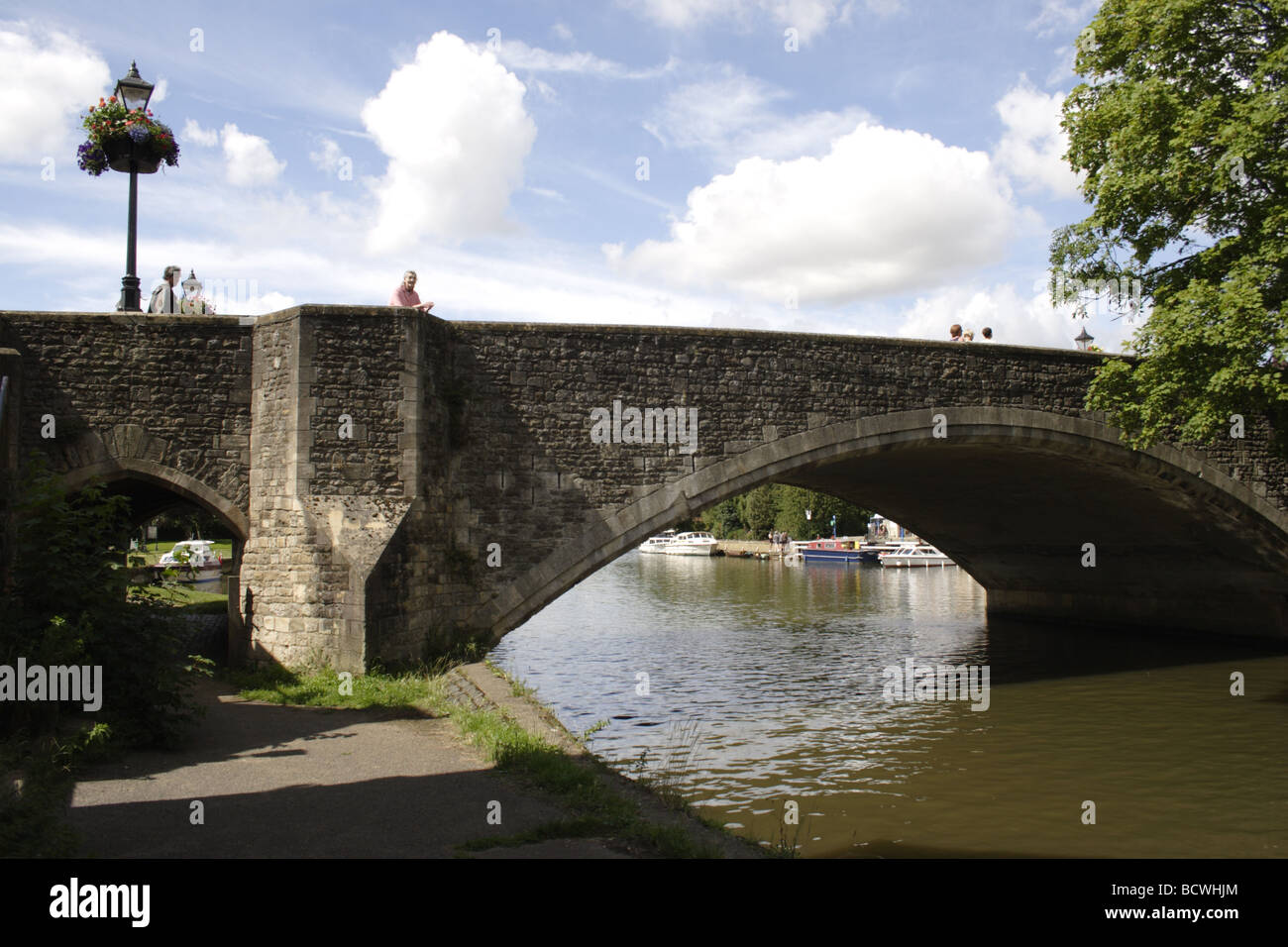 Pont sur la Tamise Abingdon Banque D'Images