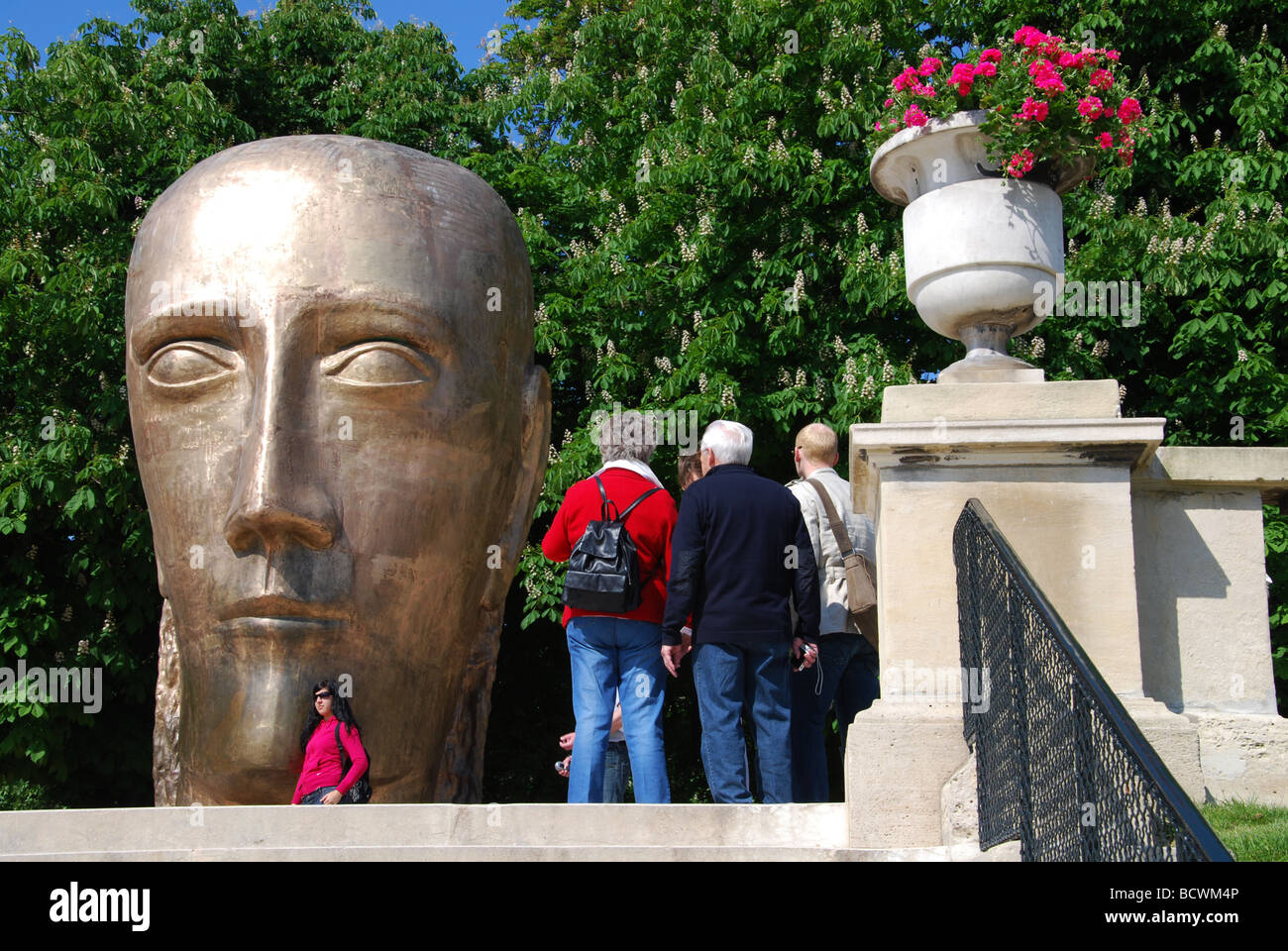 Sculpture de Le  : dans le Jardin du Luxembourg Paris France Banque D'Images