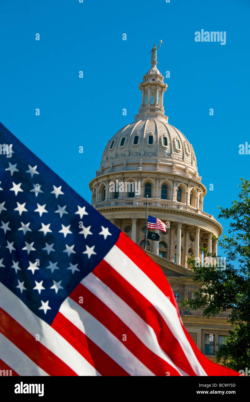 État du Texas Capitol building à Austin Texas USA Banque D'Images