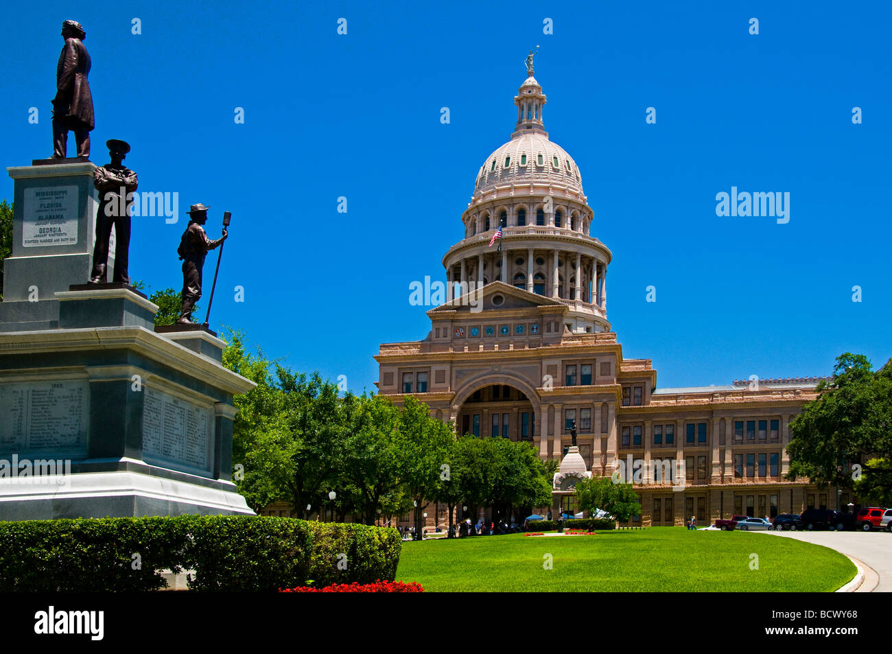 État du Texas Capitol building à Austin Texas USA Banque D'Images
