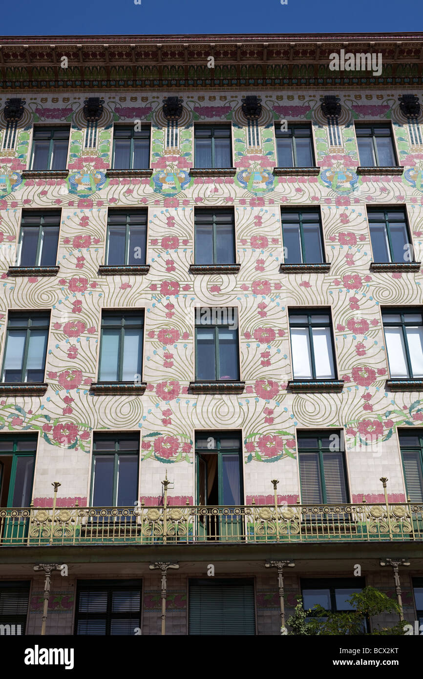 Haus majolique, Vienne, Autriche Banque D'Images