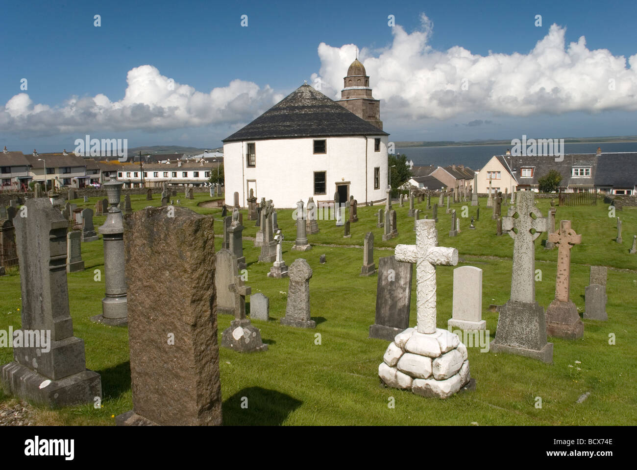 L'église Ronde Bowmore Islay Ecosse Banque D'Images