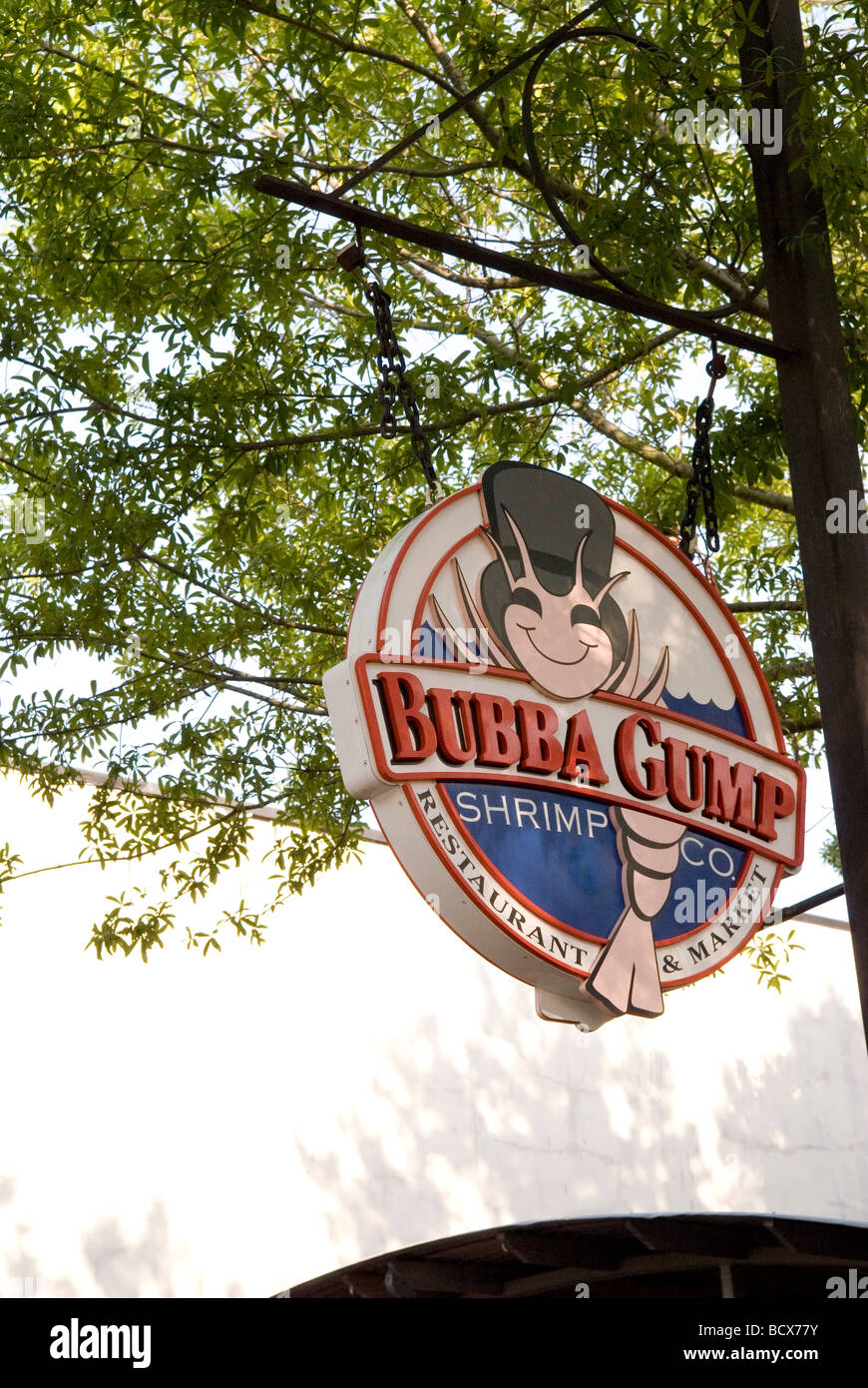 Bubba Gump Shrimp Co Charleston SC États-Unis Banque D'Images