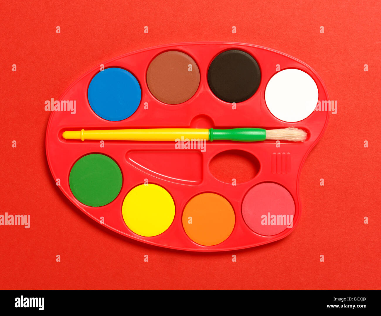 Palette de peinture Banque D'Images