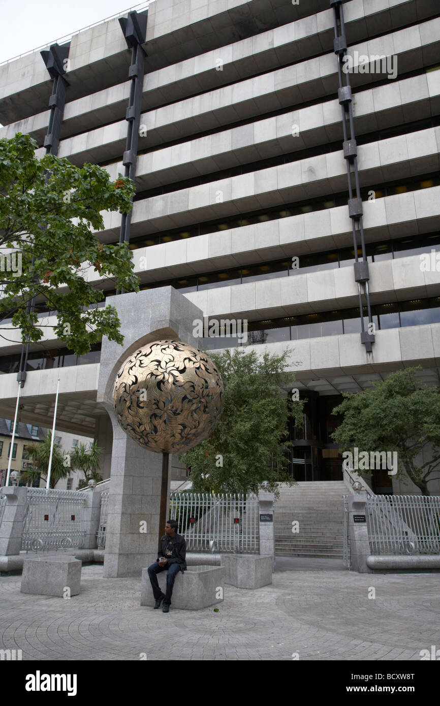 Siège de l'organisme de contrôle financier de l'irlande la banque centrale irish financial services regulatory authority Dame Street Dublin Banque D'Images