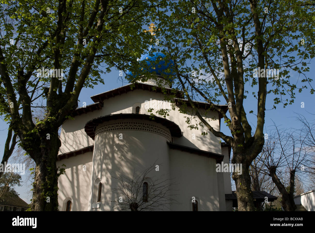 Cathédrale Orthodoxe Russe Chiswick west London UK Banque D'Images