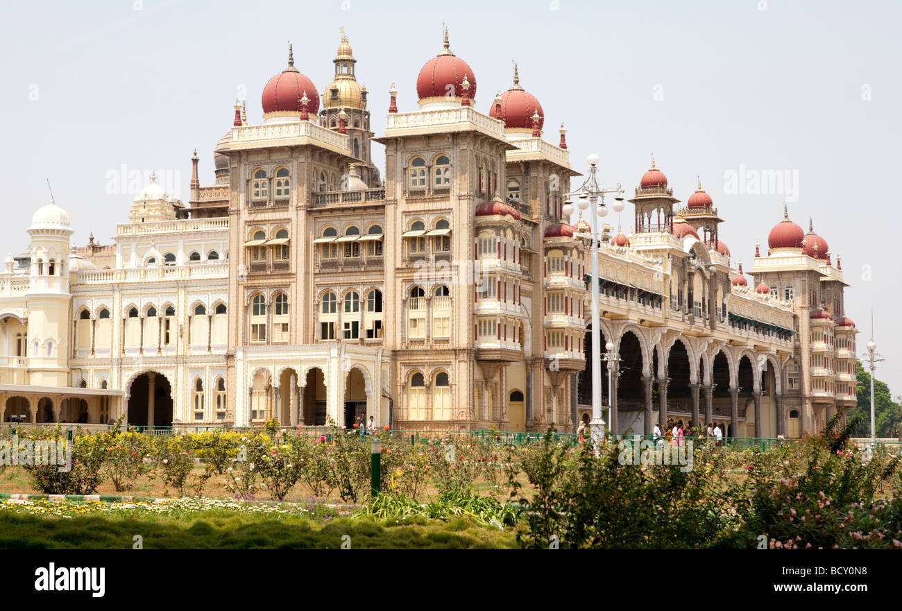 Maharaja's Palace Mysore Inde Karnataka State Banque D'Images