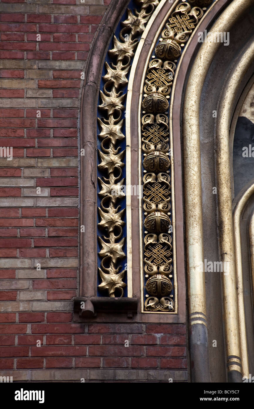 Détail de la décoration, Griechische Kirche, Église Grecque Orthodoxe de la Sainte Trinité, Vienne, Austia Banque D'Images