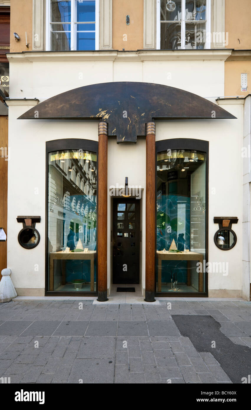 Schullin Jewellers shop façade, Vienne, Autriche Banque D'Images
