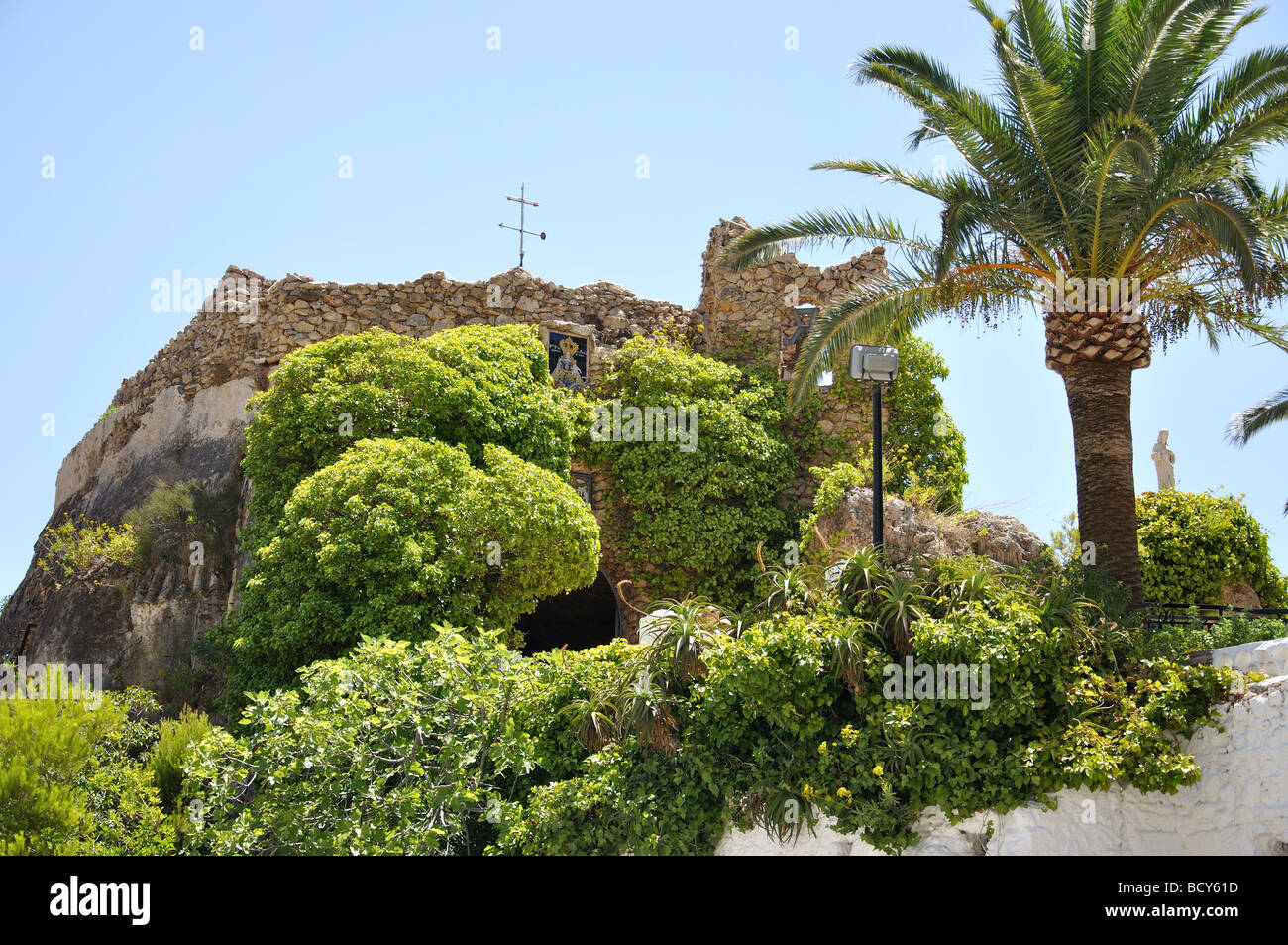 Santuario de la Virgen de la Pena Limosnas, Mijas, Costa del sol, Malaga province, Andalousie (Andalousie), Espagne Banque D'Images