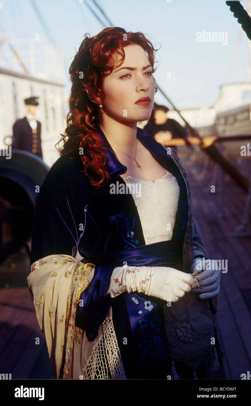Titanic Année : 1997 Réalisateur : James Cameron Kate Winslet Banque D'Images