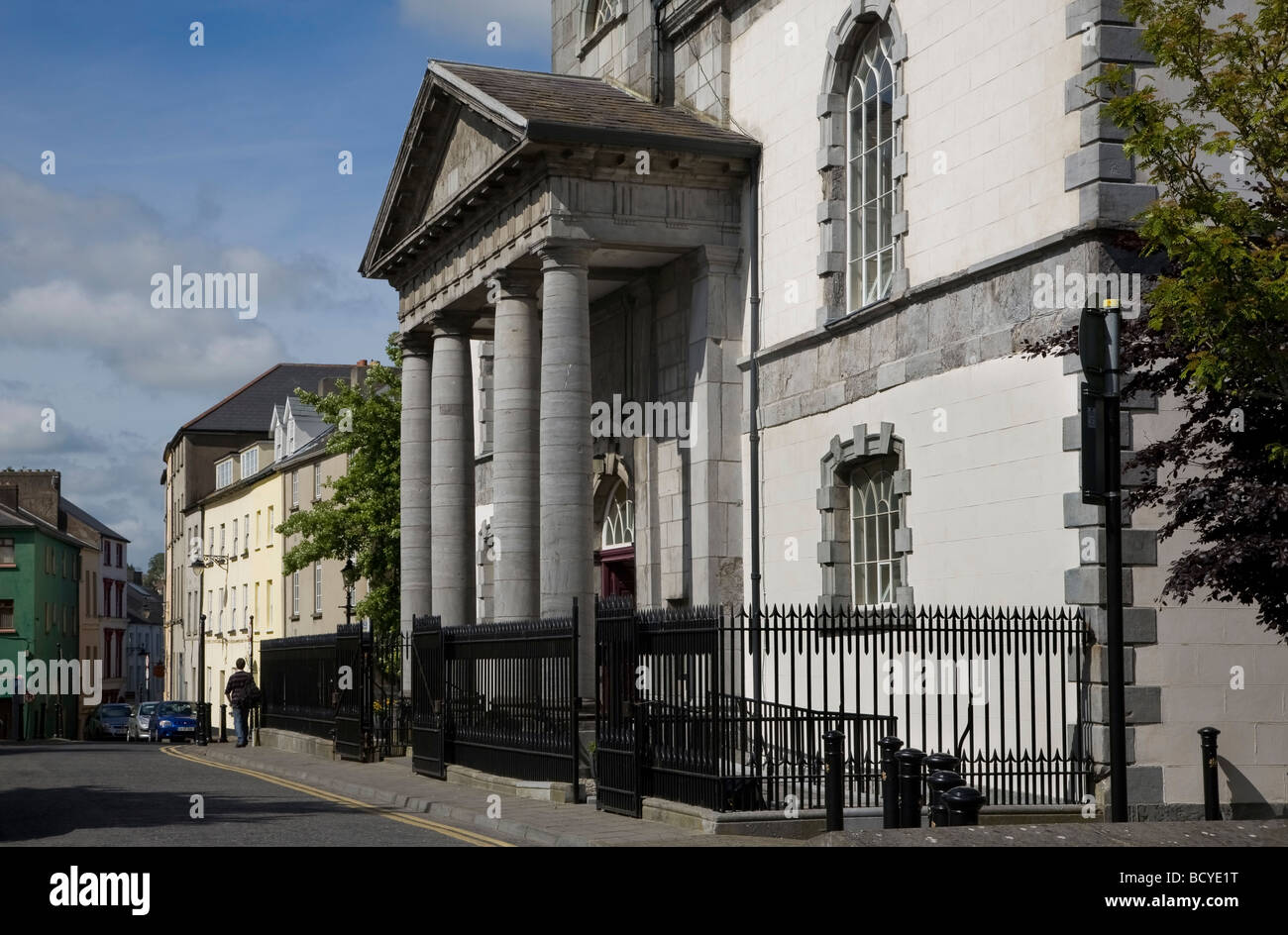 La façade du 18ème siècle, la cathédrale Christ Church, la ville de Waterford, Irlande Banque D'Images