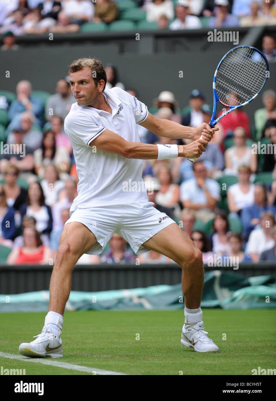 JULIEN BENNETEAU FRANCE WIMBLEDON Londres Angleterre 22 Juin 2009 Banque D'Images