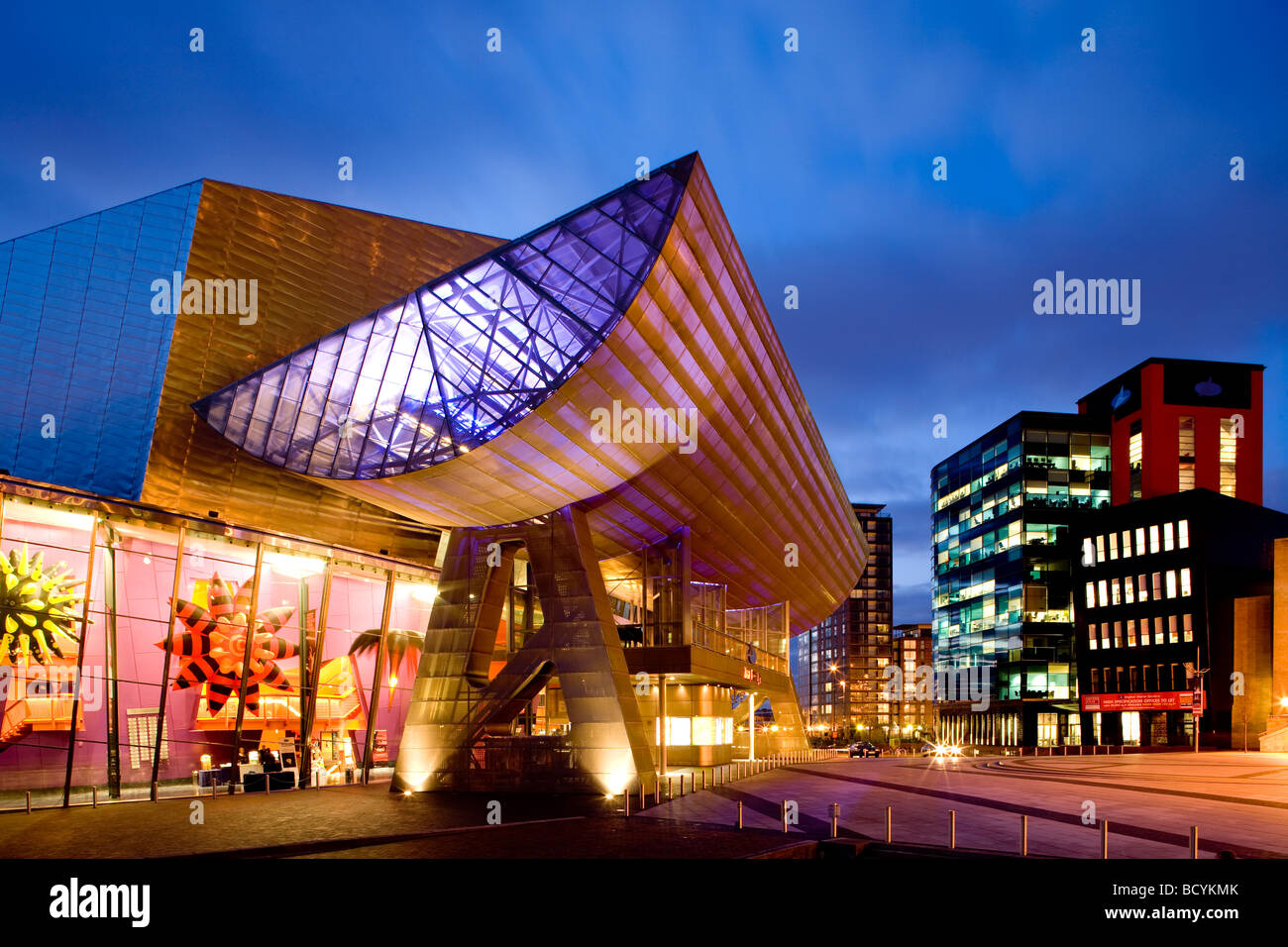 La galerie Lowry, Salford, Greater Manchester. Banque D'Images