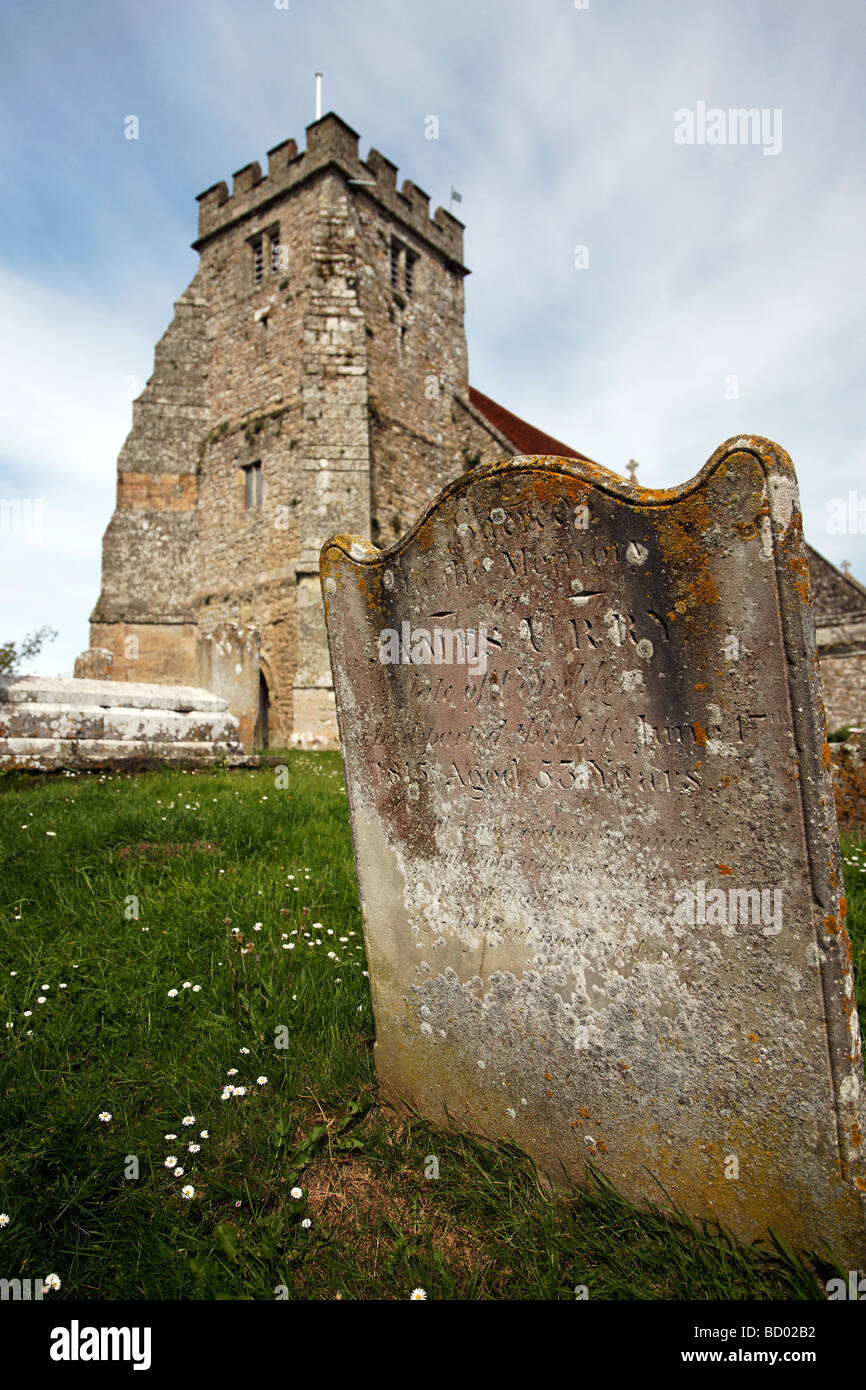 L'église de St George, Arreton, île de Wight Banque D'Images