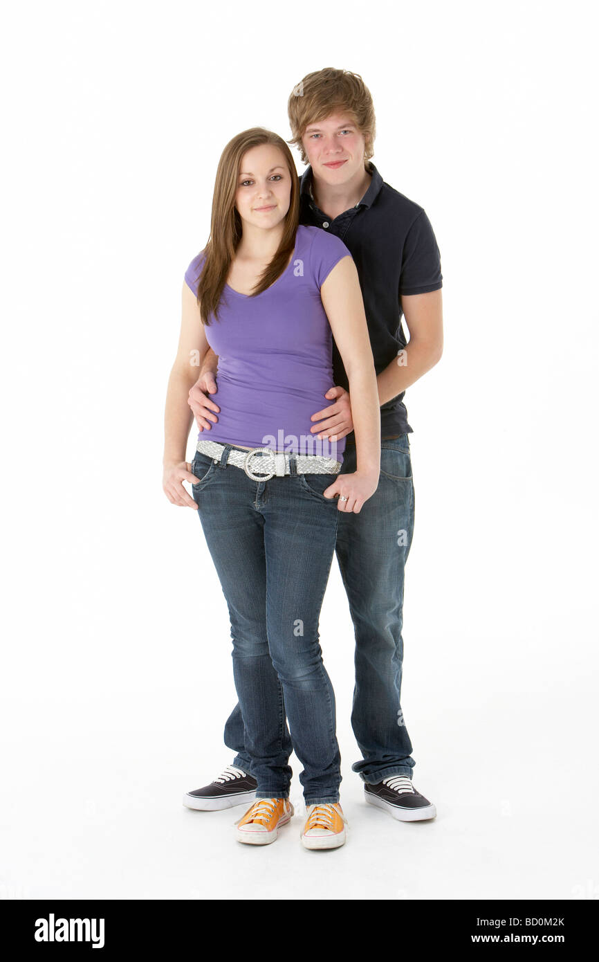 Portrait en studio Banque D'Images