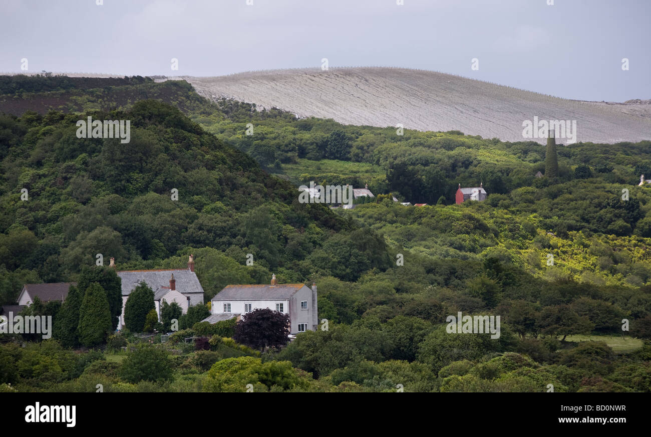 La Chine, pays de l'argile à Cornwall Banque D'Images
