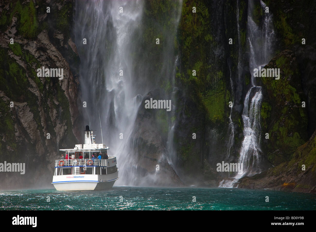 Milford Sound ile sud Nouvelle Zelande Banque D'Images