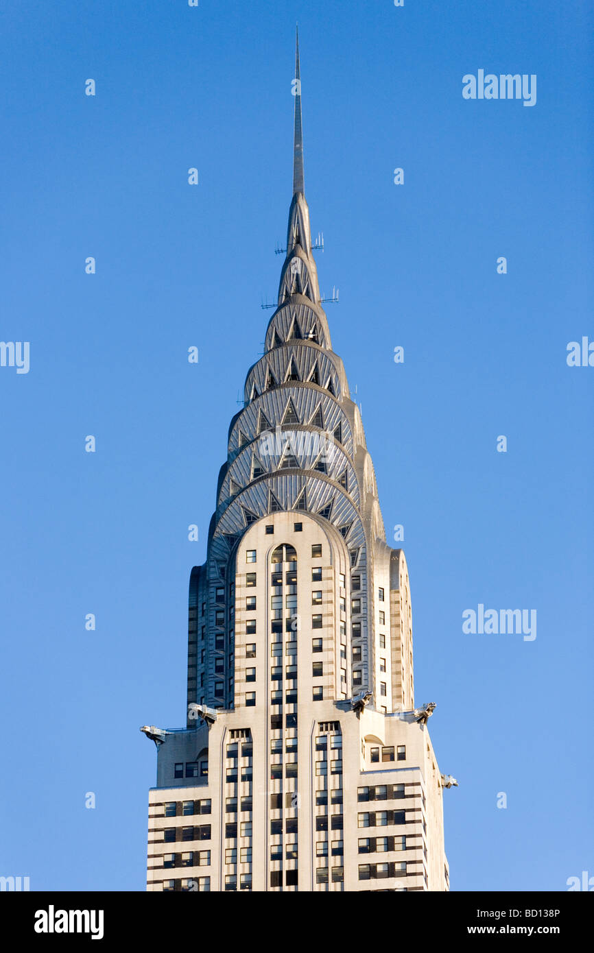 Le Chrysler Building à New York City Banque D'Images