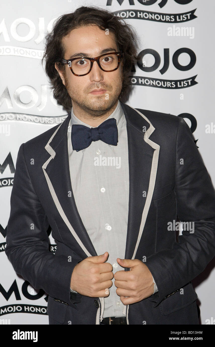 Londres 11 juin Pic montre Sean Lennon participant à la Mojo Honours List La Brasserie London 11 Juin 2009 Banque D'Images