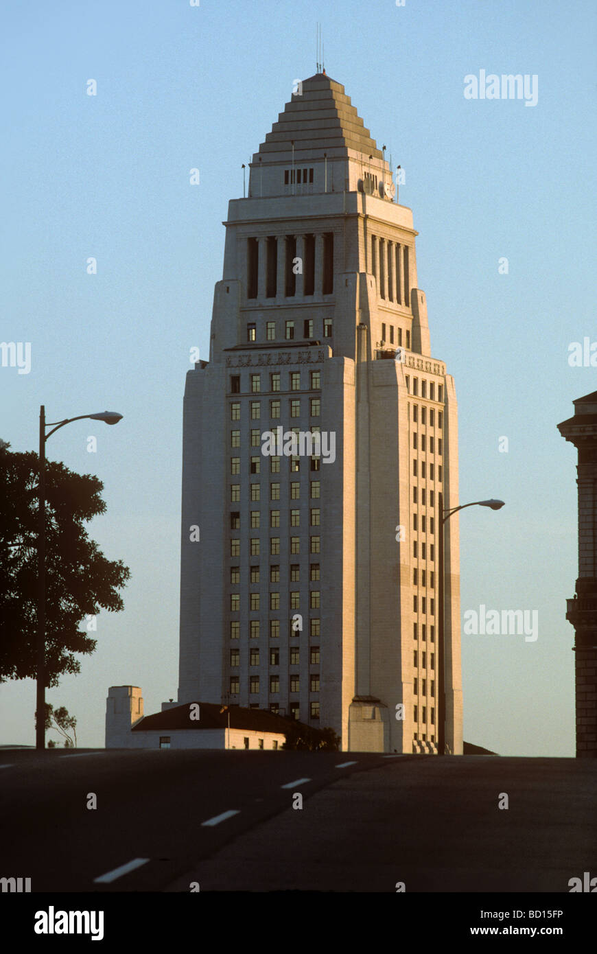 Hôtel de ville de Los Angeles, Downtown L.A., CA, États-Unis Banque D'Images