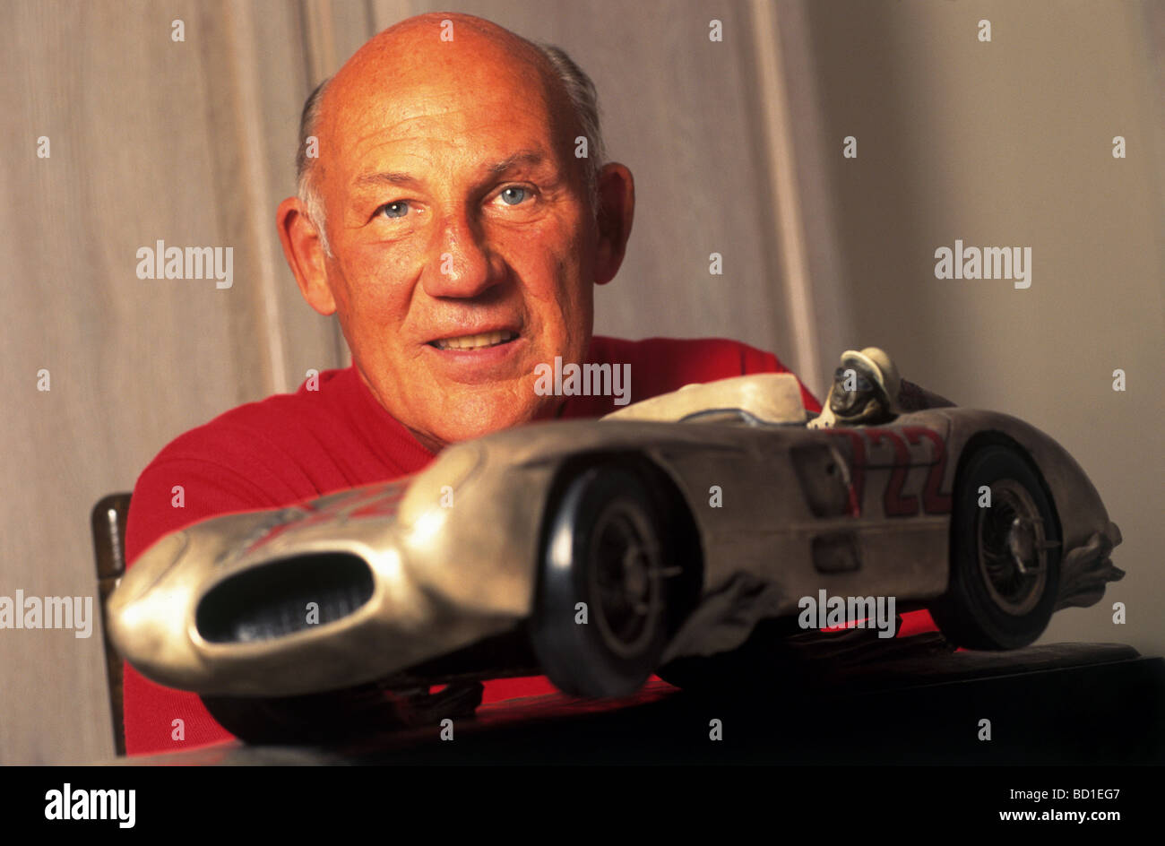 STIRLING MOSS - UK pilote de course. Banque D'Images