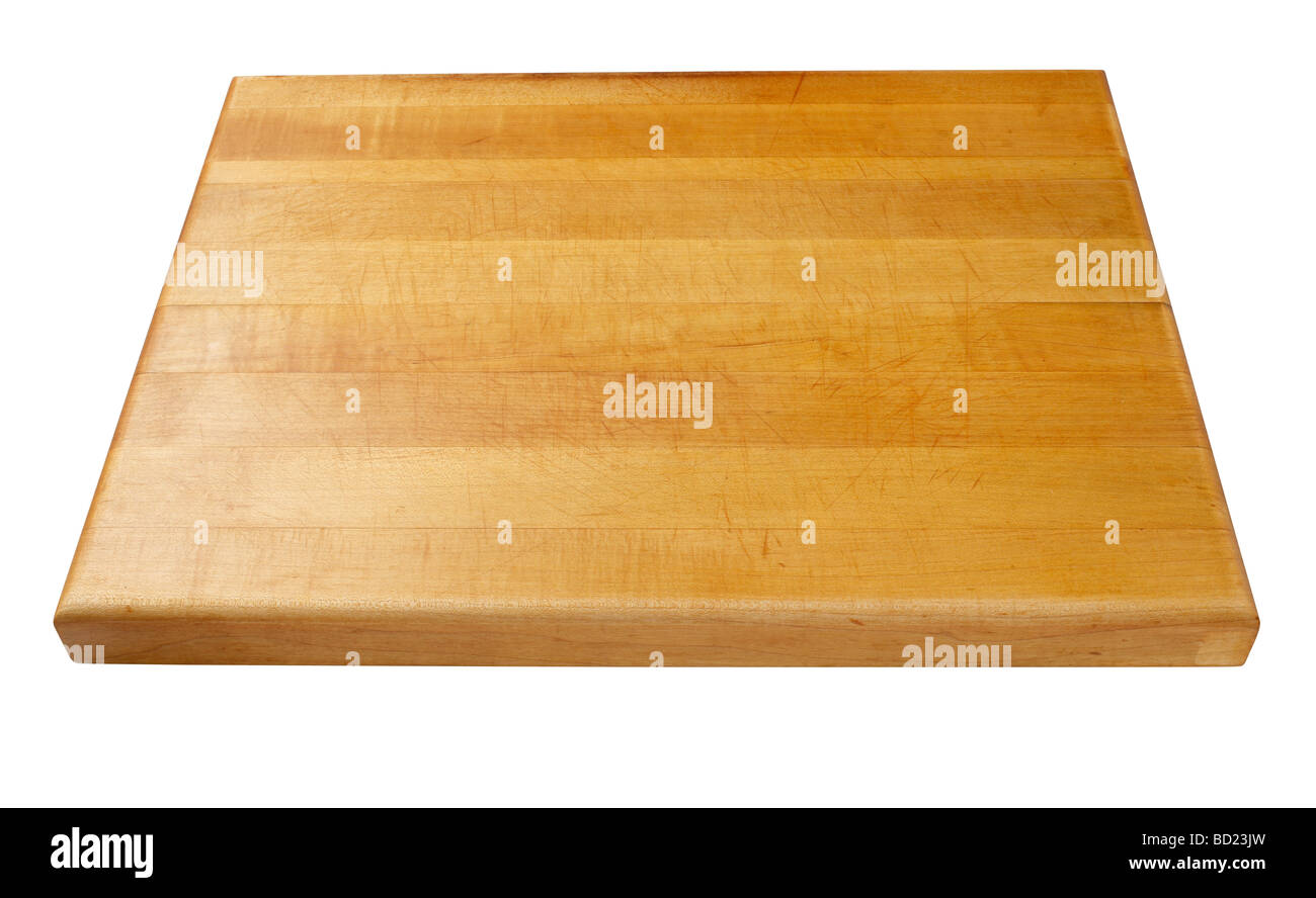 Planche à découper en bois Banque D'Images
