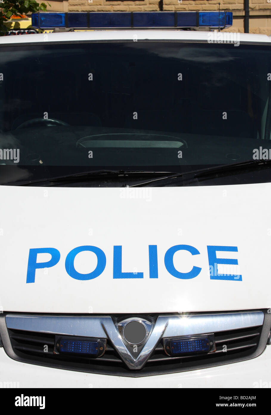 Un véhicule de police au Royaume-Uni. Banque D'Images Un véhicule de police au Royaume-Uni. Banque D'Images