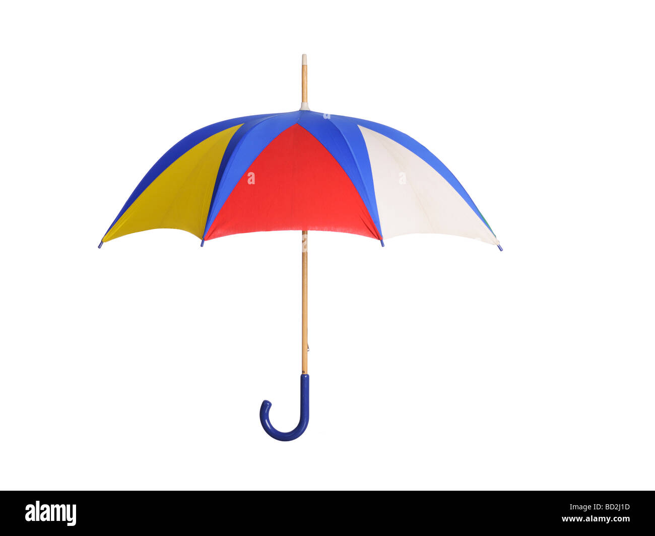 Parapluie ouvert coloré Banque D'Images