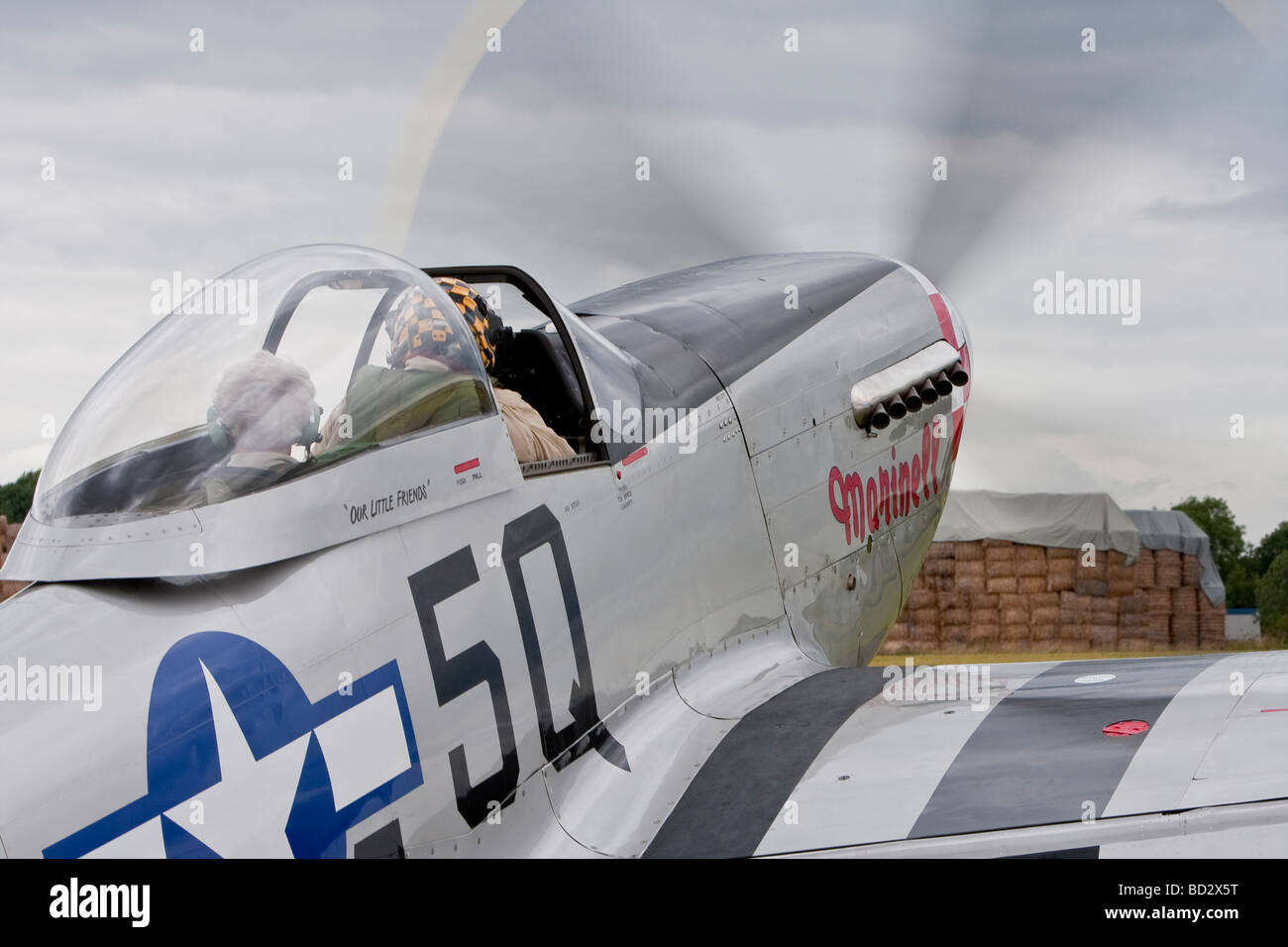 P-51D Mustang à Breighton Banque D'Images