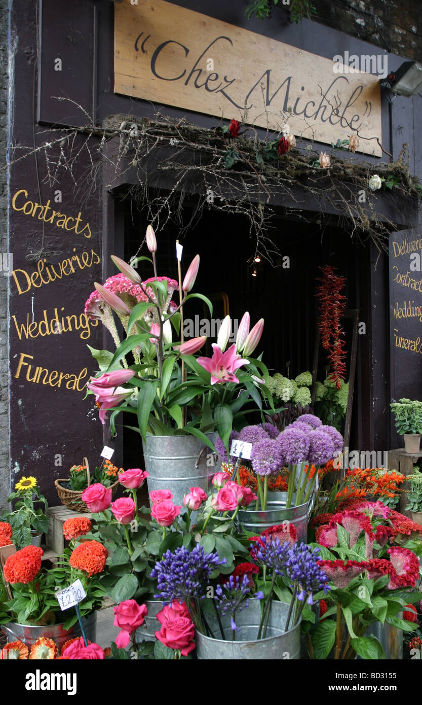 'Chez Michele', un fleuriste, Borough Market Banque D'Images