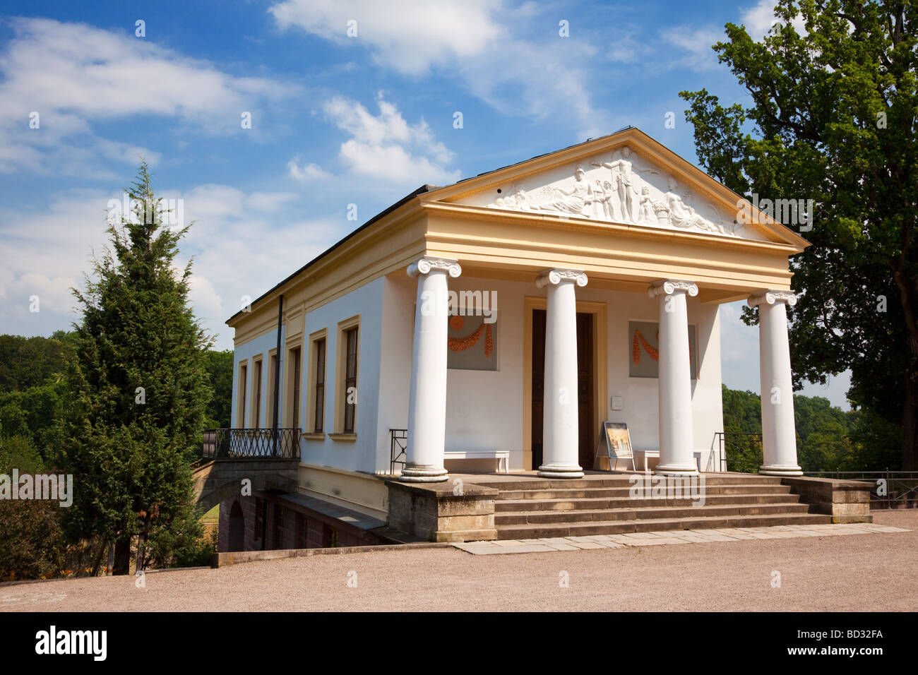 La Maison Romaine site du patrimoine mondial de l'UNESCO en Europe l'Allemagne de Weimar Banque D'Images