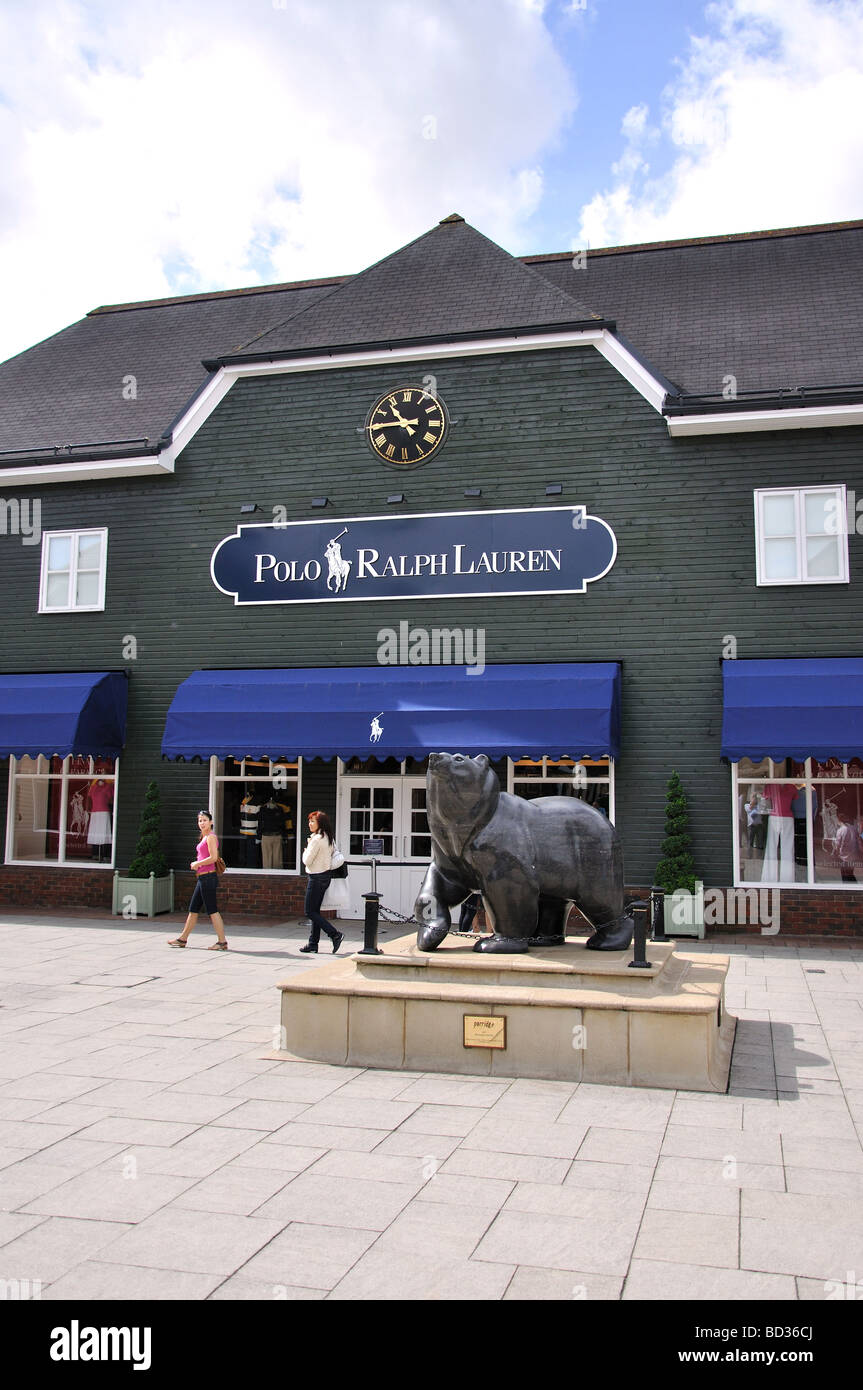 Polo Ralph Lauren Magasin, Centre Commercial Bicester Village, Bicester, Oxfordshire, Angleterre, Royaume-Uni Banque D'Images