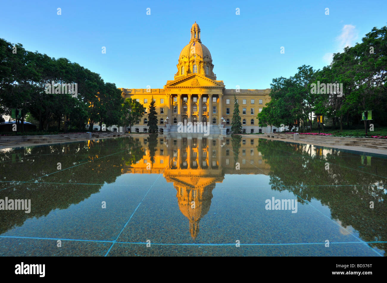 L'Édifice de l'Assemblée législative de l'Alberta Banque D'Images