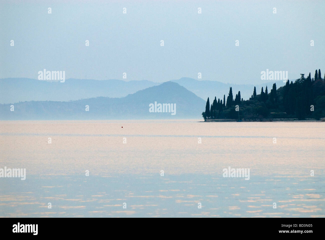Les détails du paysage, le lac de Garde, Italie Banque D'Images
