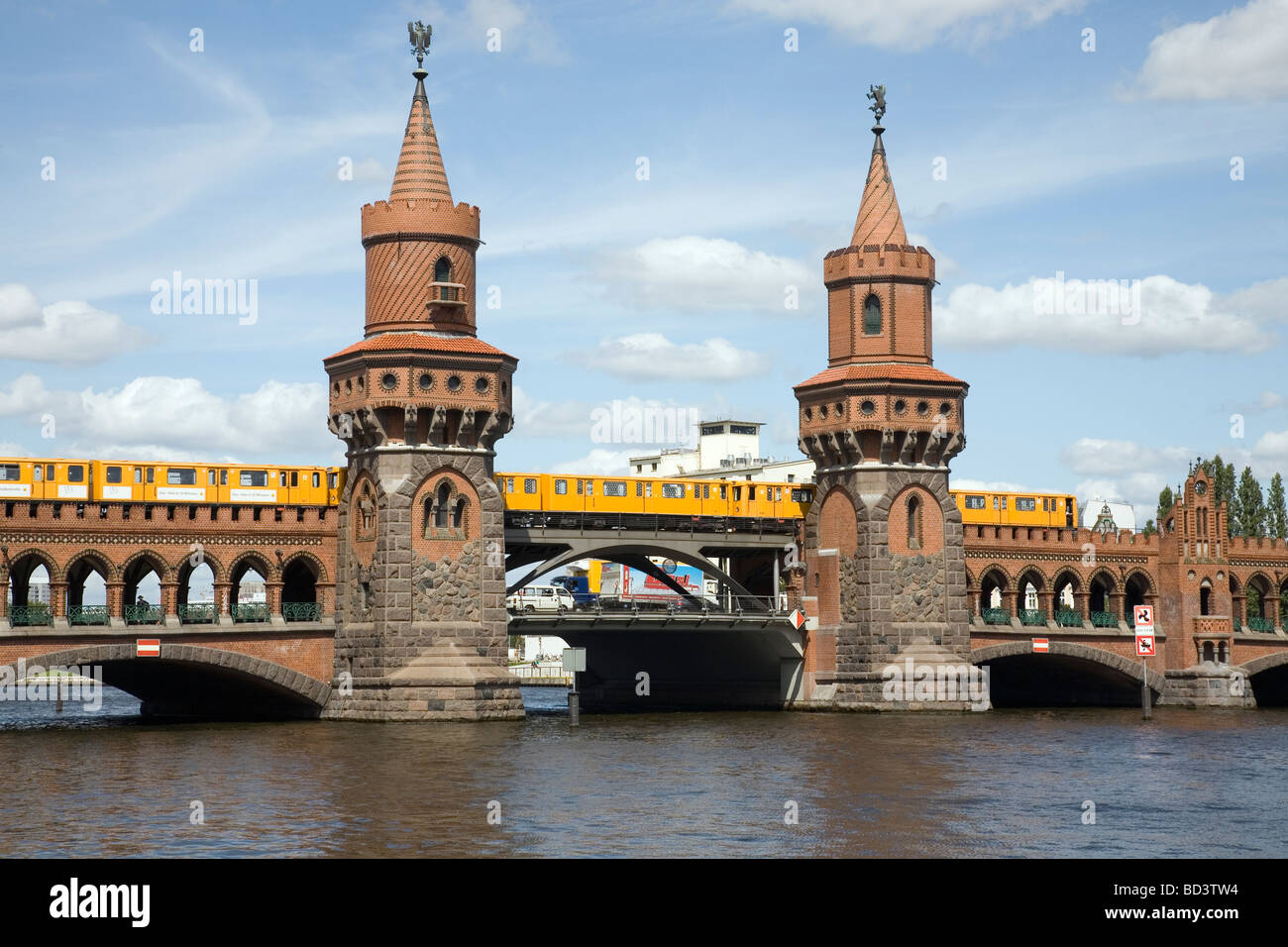 Oberbaumbruecke, Berlin, Allemagne Banque D'Images