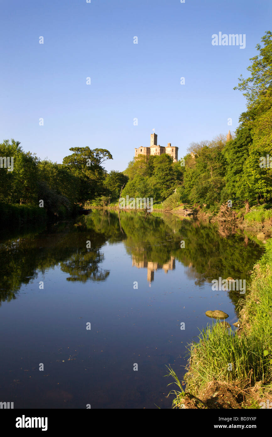 Château de Warkworth Northumberland Warkworth Angleterre Banque D'Images