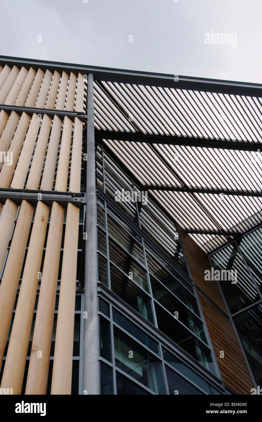 Le nouveau bureau de l'assemblée galloise à Aberystwyth Banque D'Images