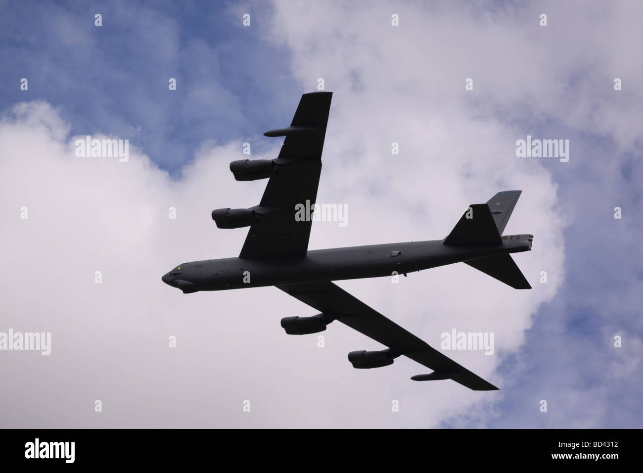 US Air Force Boeing B-52 Stratofortress en vol Banque D'Images