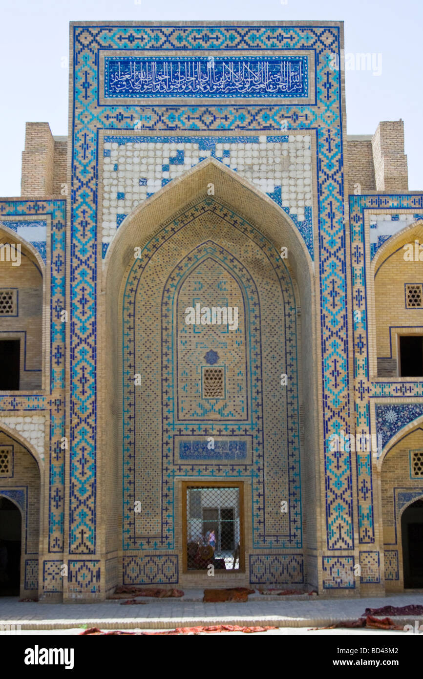 Ou Médersas Oulougbek Ulugh Beg à Boukhara Ouzbékistan Banque D'Images