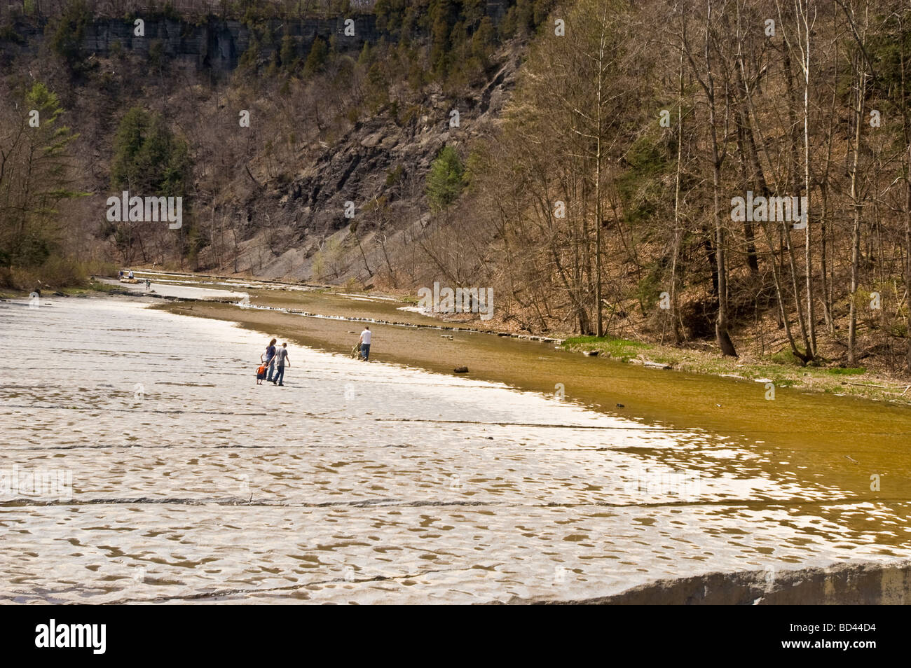 Taughannock Falls State Park, Ulysse, New York, US, USA, United States of America Banque D'Images