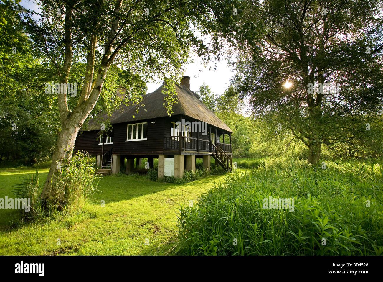 Rothschild Cottage dans Woodwalton Fen, Cambridgeshire Banque D'Images